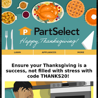 PartSelect.com email thumbnail