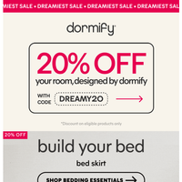 Dormify email thumbnail