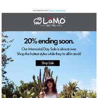 Lamo Footwear email thumbnail