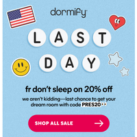 Dormify email thumbnail