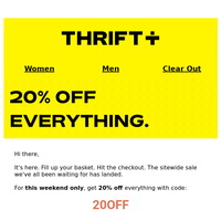 Thrift+ email thumbnail