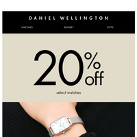 Daniel Wellington email thumbnail