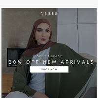 Veiled Collection email thumbnail