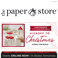 The Paper Store email thumbnail