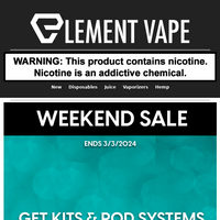 Element Vape email thumbnail