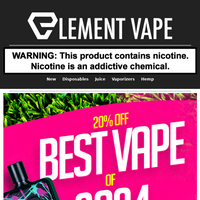 Element Vape email thumbnail