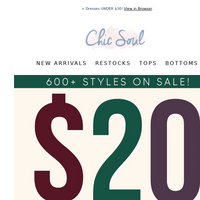 Chic Soul email thumbnail