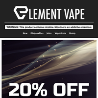 Element Vape email thumbnail