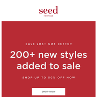 Seed Heritage email thumbnail