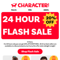 Character.com UK email thumbnail