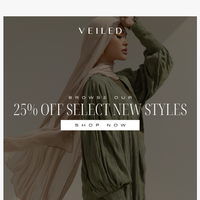 Veiled Collection email thumbnail