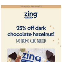 Zing Bars email thumbnail