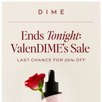 DIME Beauty email thumbnail