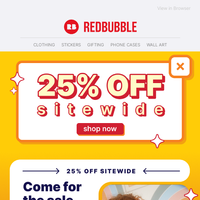 Redbubble email thumbnail