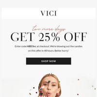 VICI email thumbnail