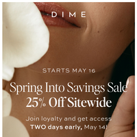 DIME Beauty email thumbnail