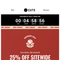 Cuts Clothing email thumbnail