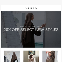 Veiled Collection email thumbnail