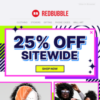 Redbubble email thumbnail