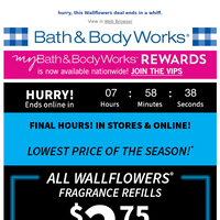 Bath and Body Works email thumbnail