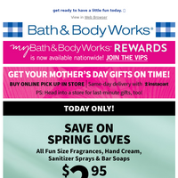 Bath and Body Works email thumbnail