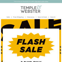 Temple & Webster email thumbnail