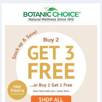 Botanic Choice email thumbnail