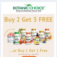 Botanic Choice email thumbnail