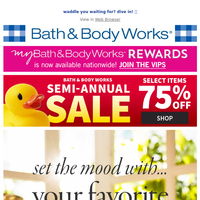 Bath and Body Works email thumbnail