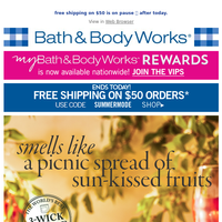 Bath and Body Works email thumbnail