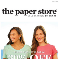 The Paper Store email thumbnail