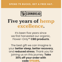 Cornbread Hemp email thumbnail