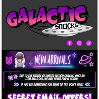 Galactic Snacks email thumbnail