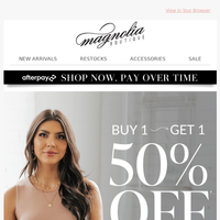 Magnolia Boutique email thumbnail