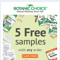 Botanic Choice email thumbnail