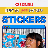 Redbubble email thumbnail