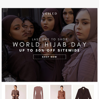 Veiled Collection email thumbnail