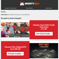 Mighty Ape email thumbnail