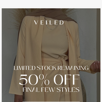 Veiled Collection email thumbnail