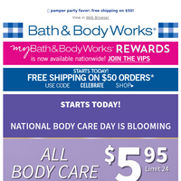 Bath and Body Works email thumbnail