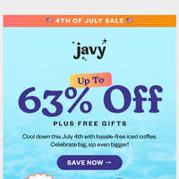 Javy Coffee email thumbnail