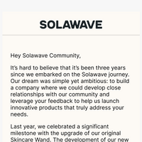 SolaWave email thumbnail