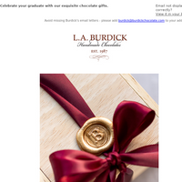 L.A. Burdick Chocolate email thumbnail