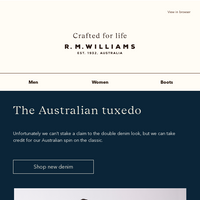 R.M.Williams Australia email thumbnail