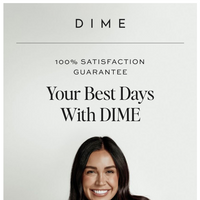 DIME Beauty email thumbnail