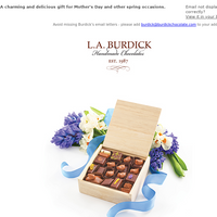 L.A. Burdick Chocolate email thumbnail