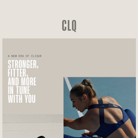 CLIQUE Fitness email thumbnail