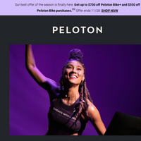 Peloton email thumbnail