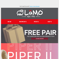 Lamo Footwear email thumbnail