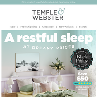 Temple & Webster email thumbnail